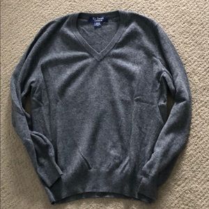 Size small, Gray cashmere v-neck